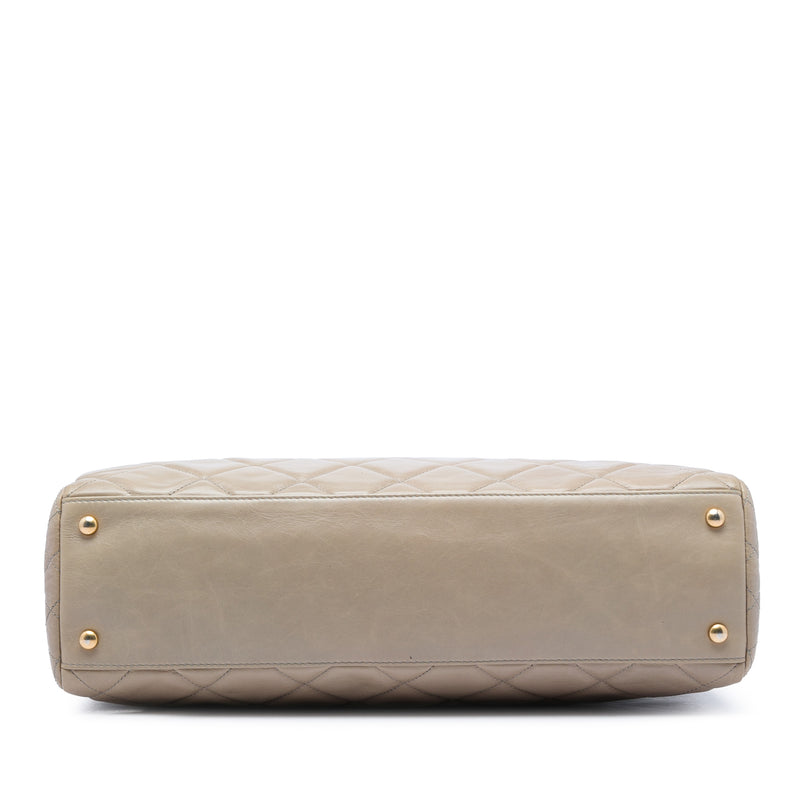 Quilted Glazed Calfskin Daily Walk Tote - Image 3
