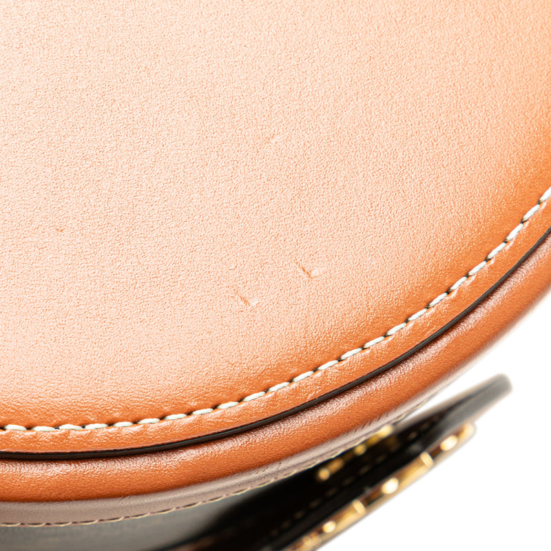 Medium Triomphe Coated Canvas Tambour Crossbody - Image 10