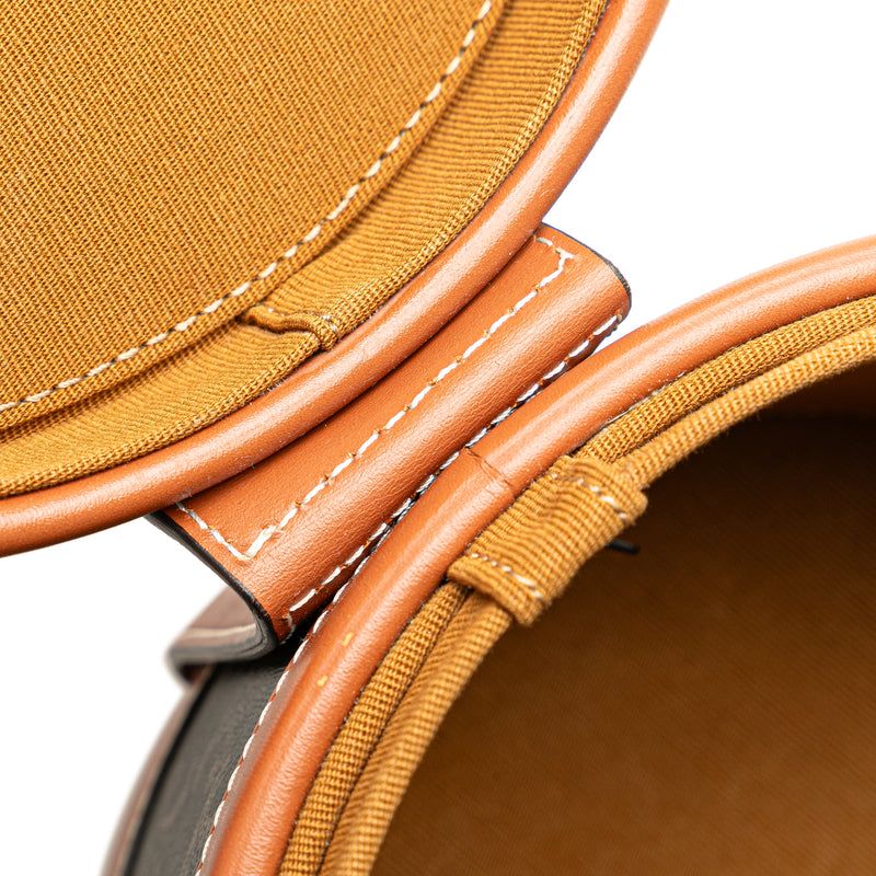 Medium Triomphe Coated Canvas Tambour Crossbody - Image 8