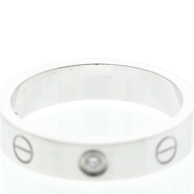Cartier Love 1 Diamond Band White Gold And Silver White_gold Bijoux