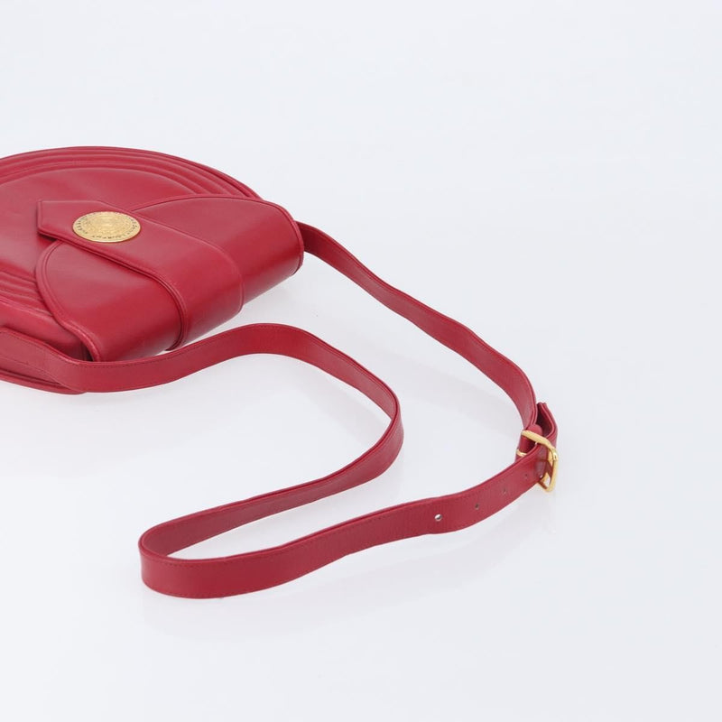 Saint Laurent Vintage Shoulder Bag Leather Red