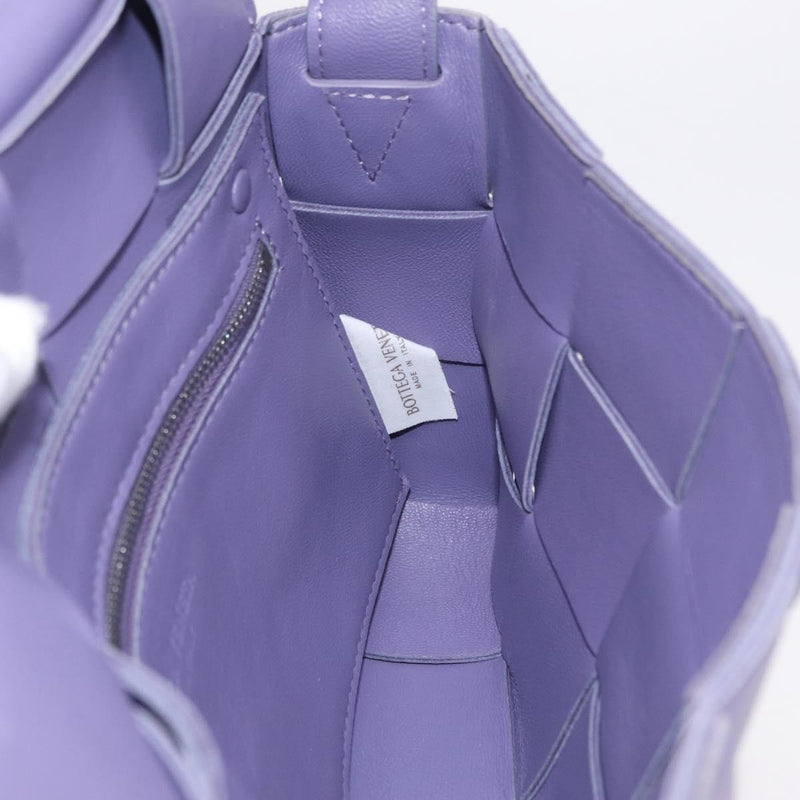 Bottega Veneta Cassette Maxi Intrecciato Leather Purple Bag