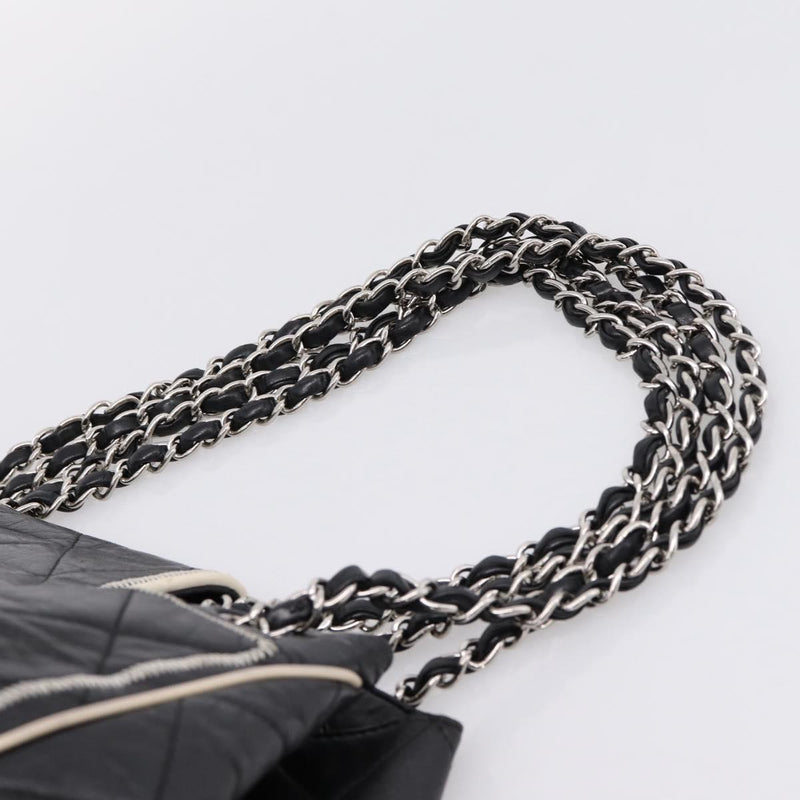 Chanel North South Mademoiselle Lock Quilted Leather Black Bag