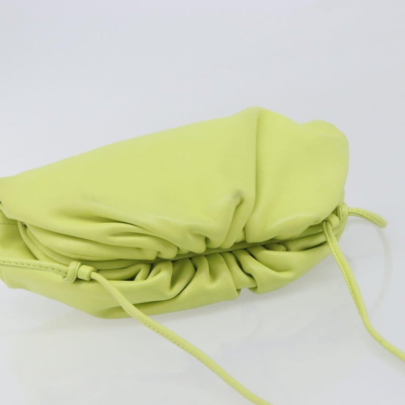 Bottega Veneta The Pouch Coin Purse Leather Green