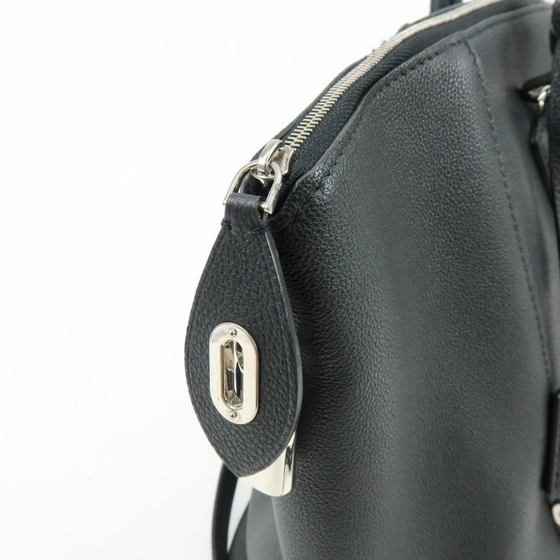 Louis Vuitton Soft Lockit Leather Black Bag