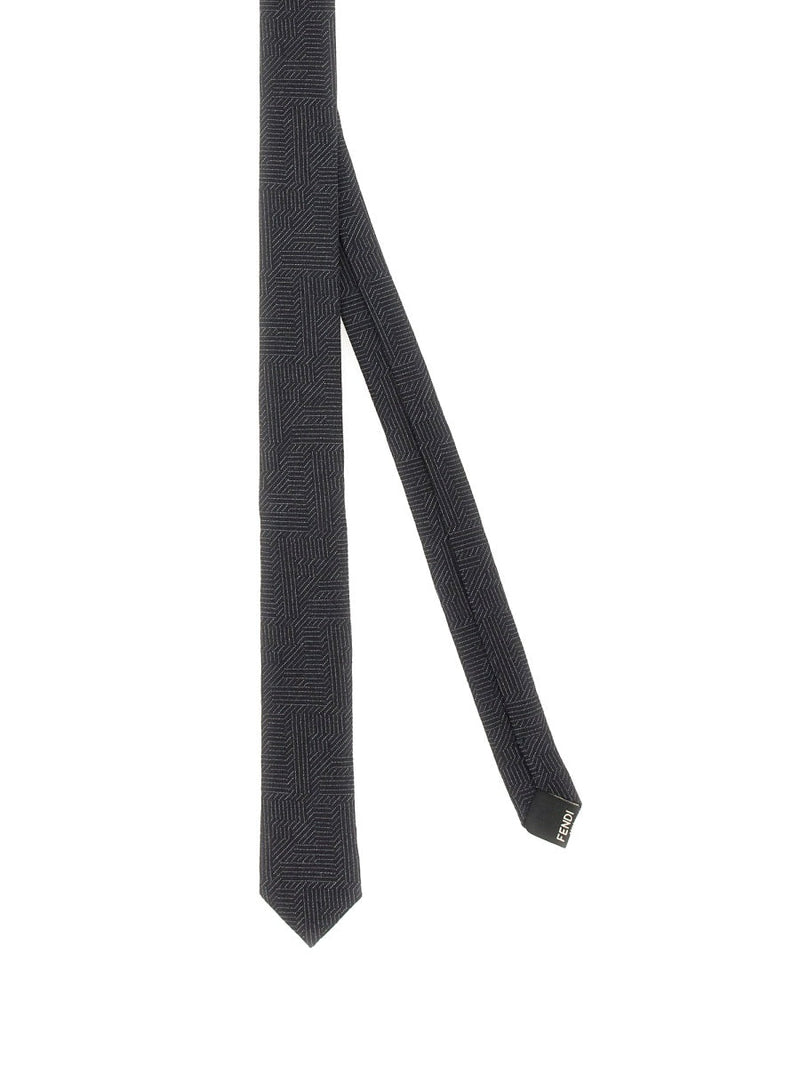 Fendi Wool Necktie — Multicolor Neckties