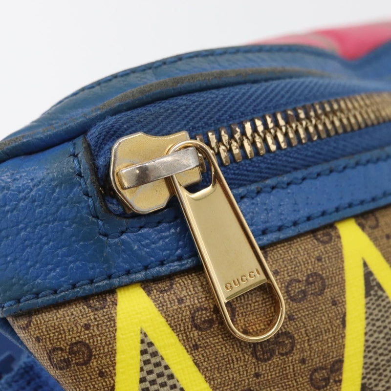 Gucci Gg Rhombus Cuir Multicolour Canvas Bag