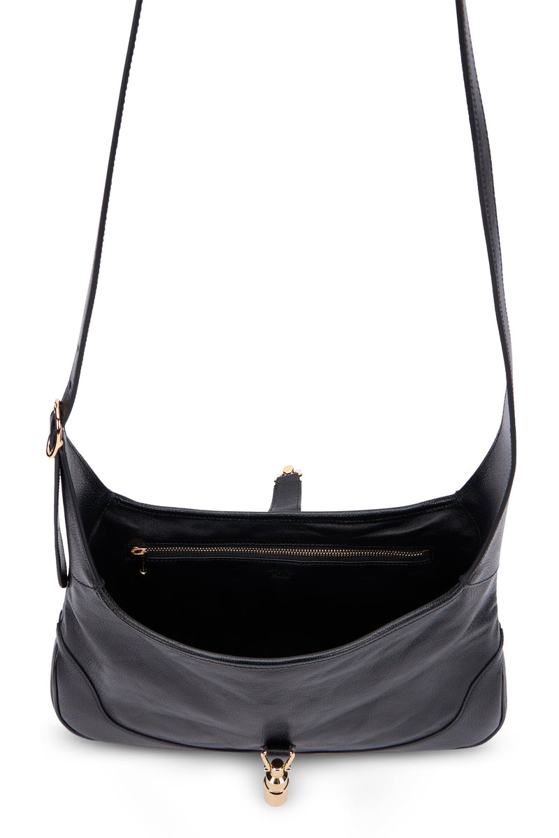 Gucci Shoulder Bag — Black Leather