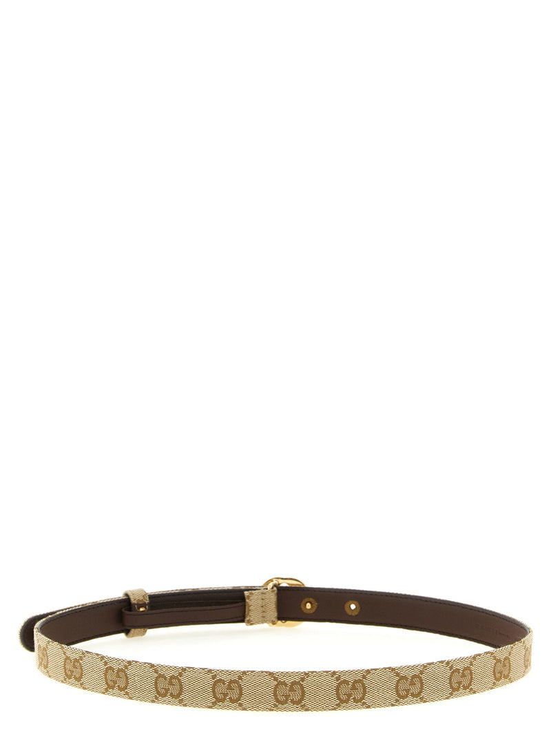 Gucci Incrocio Gg Belt — Beige