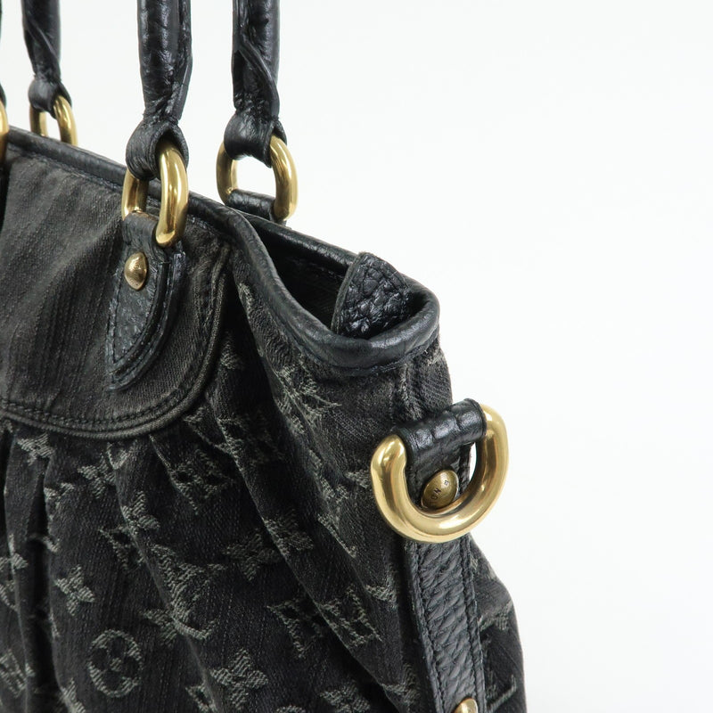 Louis Vuitton Neo Cabby Monogram Denim Black Denim_jeans Bag