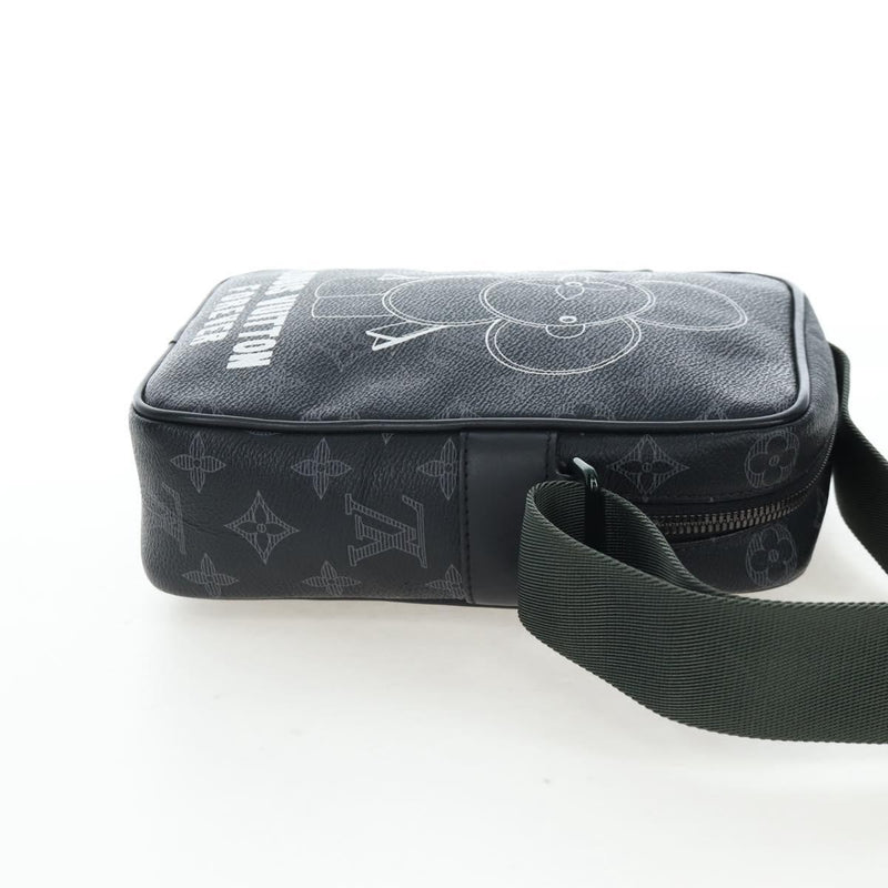 Louis Vuitton Danube Limited Edition Vivienne Monogram Eclipse Black Canvas Bag