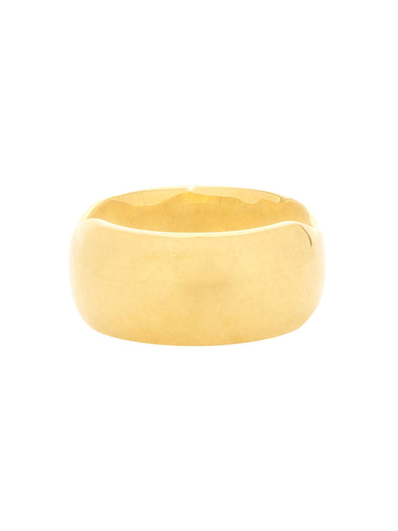 Balenciaga Maxi Band Ring — Gold Brass Rings
