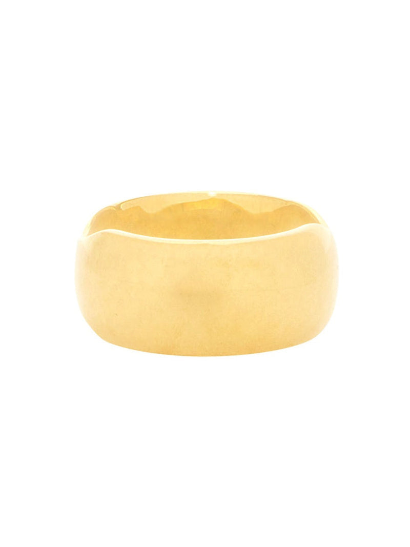 Balenciaga Maxi Band Ring — Gold Brass Rings