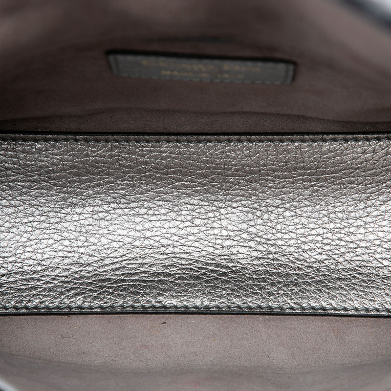 Small Metallic Grained Calfskin Cannage Supple Lady Dior - Image 4