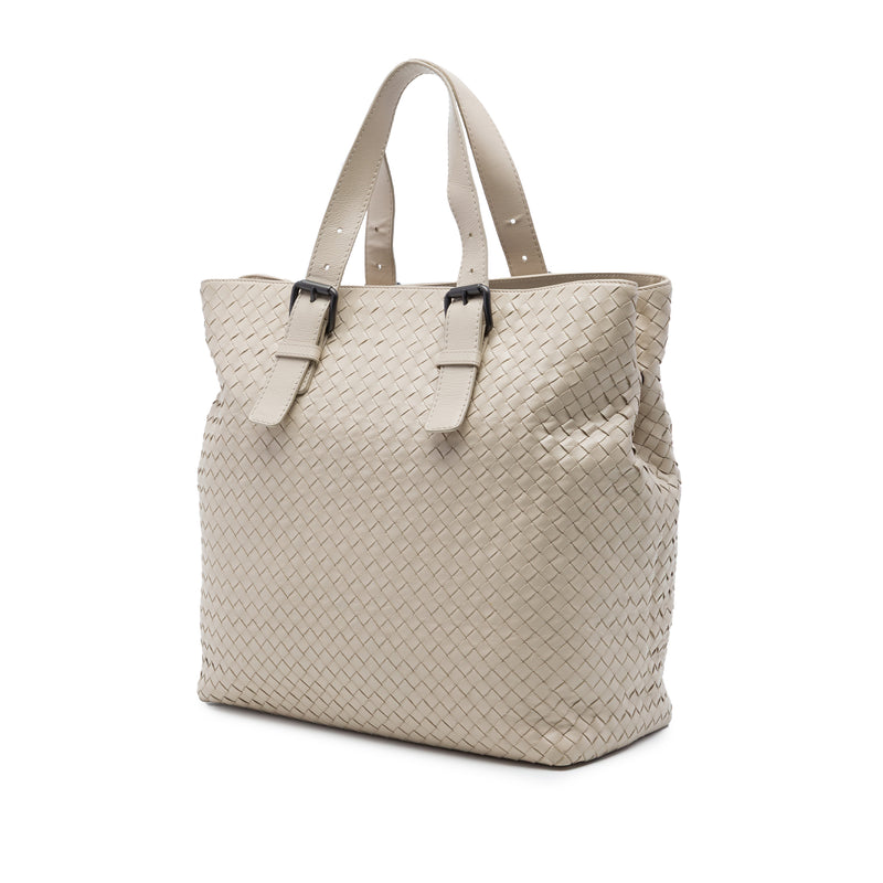 Nappa Intrecciato Belted Tote - Image 2
