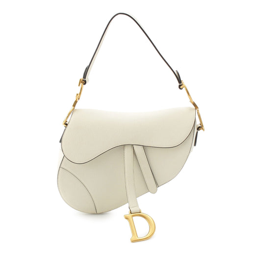 Grained Calfskin Saddle Bag - Image 1