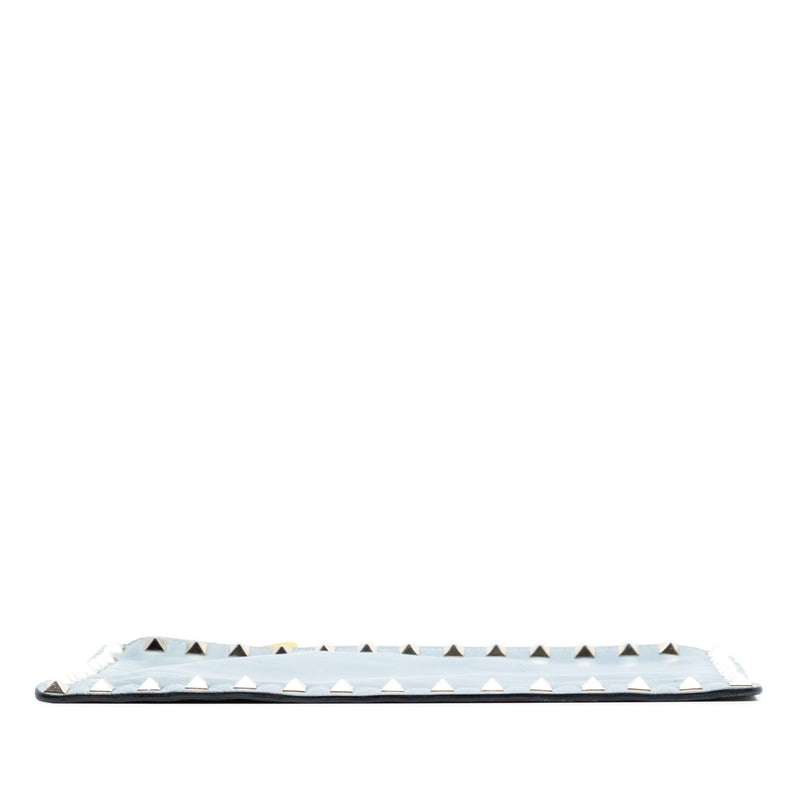 Bicolor Leather Rockstud Clutch - Image 3