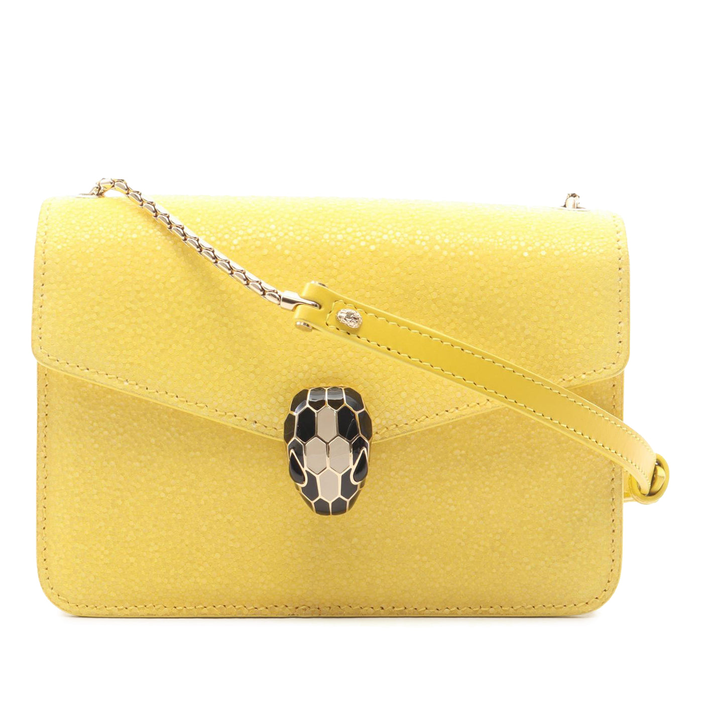 Small Galuchat and Calfskin Serpenti Forever Crossbody - Image 1