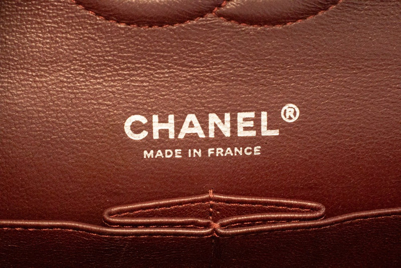 Chanel Classic Double Flap Quilted Lambskin Black Leather Bag