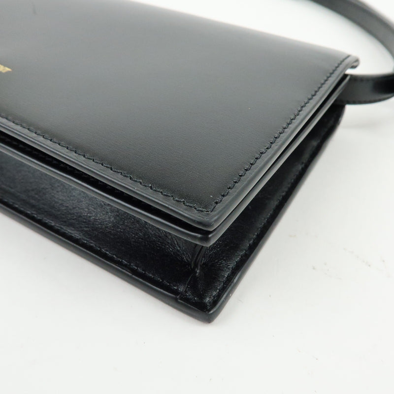 Saint Laurent Paris Chain Leather Black Bag