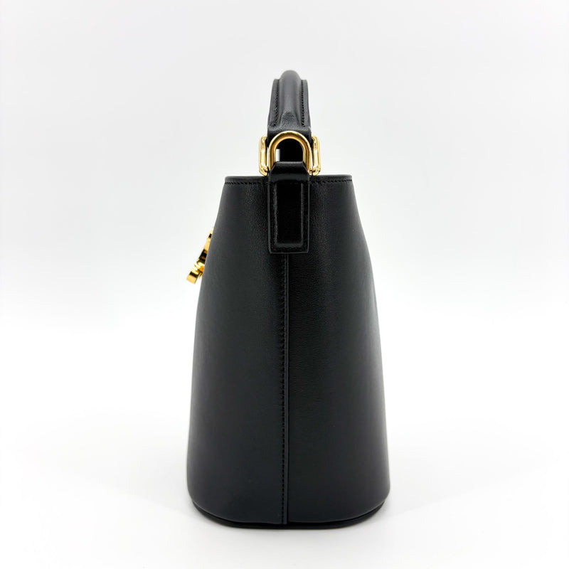 Celine Louise Leather Black Calfskin Bag