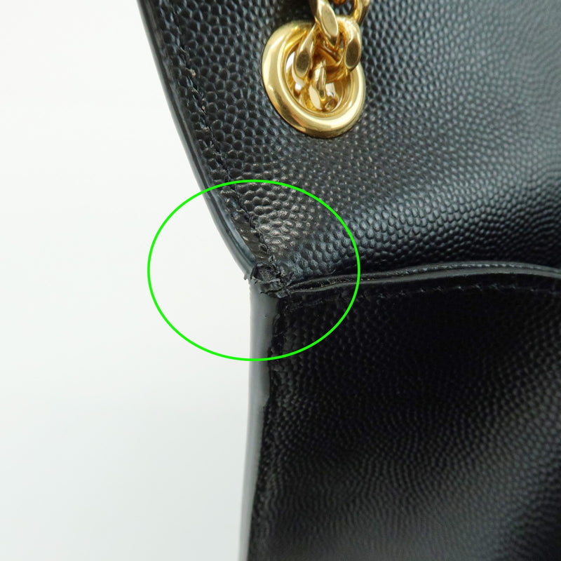 Saint Laurent Classic Monogram Leather Black Bag