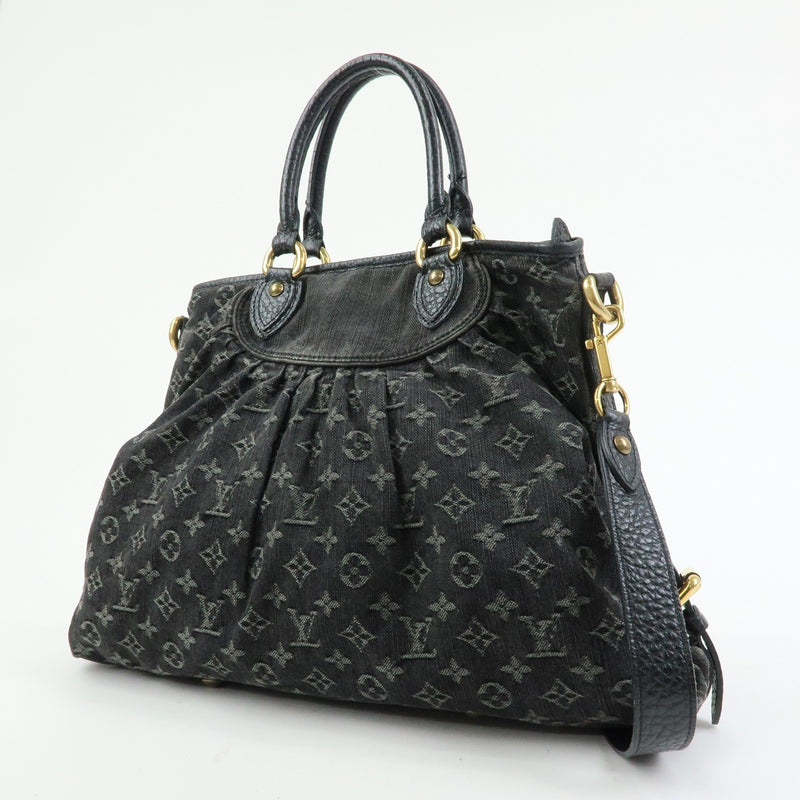Louis Vuitton Neo Cabby Monogram Denim Black Denim_jeans Bag