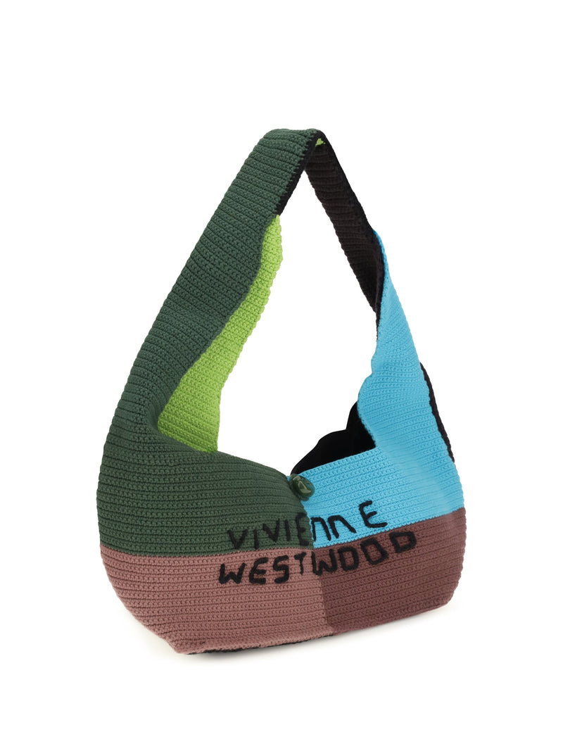 Vivienne Westwood Ellie Shoulder Bag — Multicolor Cotton