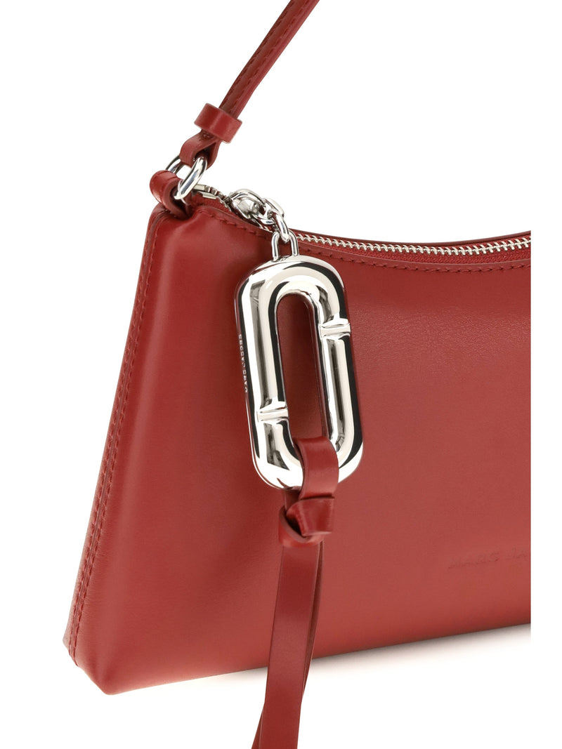 Marc Jacobs Shoulder Bag — Red Calf Leather Bos Taurus