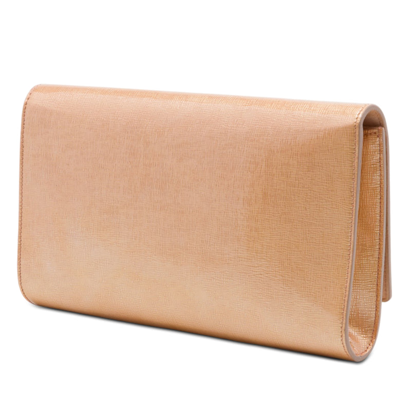 Large Textured Patent Monogram Belle De Jour Clutch - Image 2