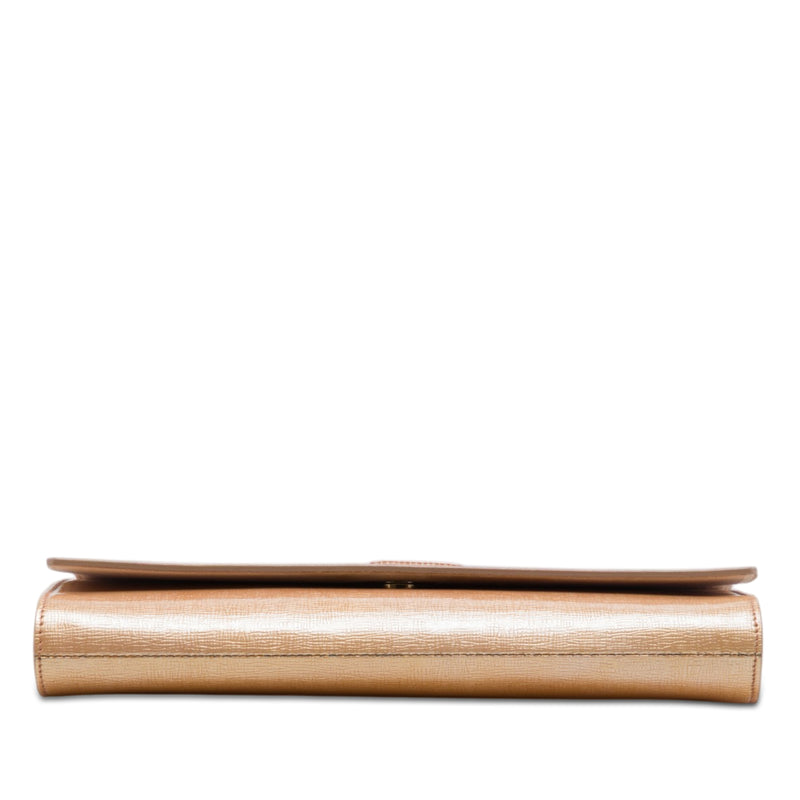 Large Textured Patent Monogram Belle De Jour Clutch - Image 3