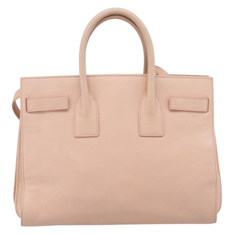 Saint Laurent Sac De Jour Leather Pink Bag