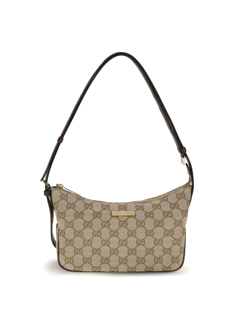 Gucci Lady Lunetta Shoulder Bag — Beige Fabric