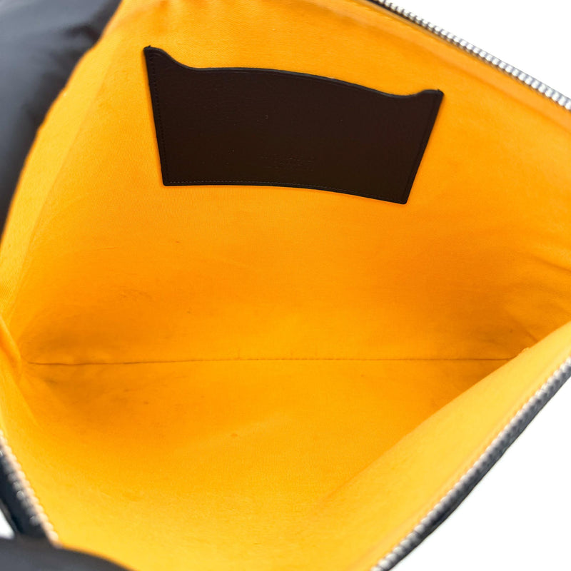 Goyard Senat Zip Coated Canvas Black Bag