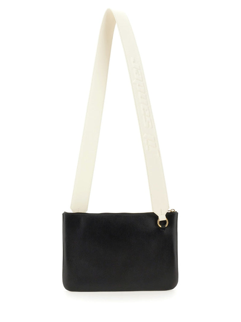Jil Sander Shoulder Bag — Black Sheepskin