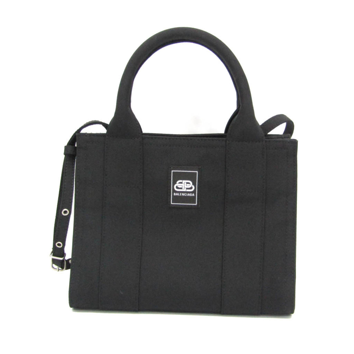 Balenciaga Trade East-West Nylon Black Polyamide Bag
