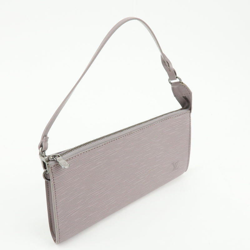 Louis Vuitton Pochette Accessoires Epi Leather Purple Bag
