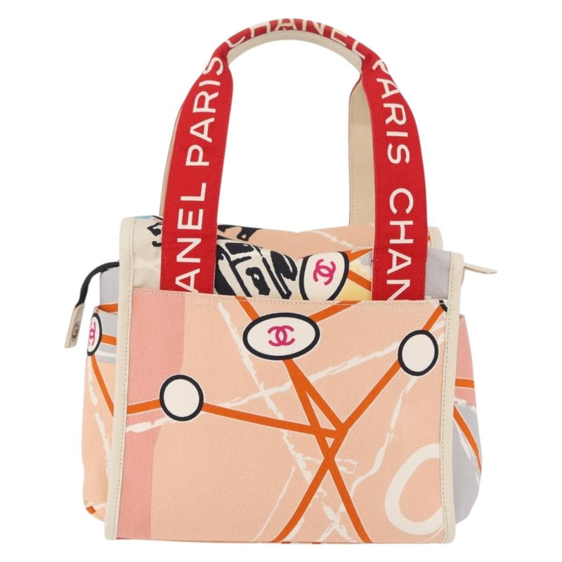 Chanel Eiffel Tower Printed Canvas Multicolour Bag