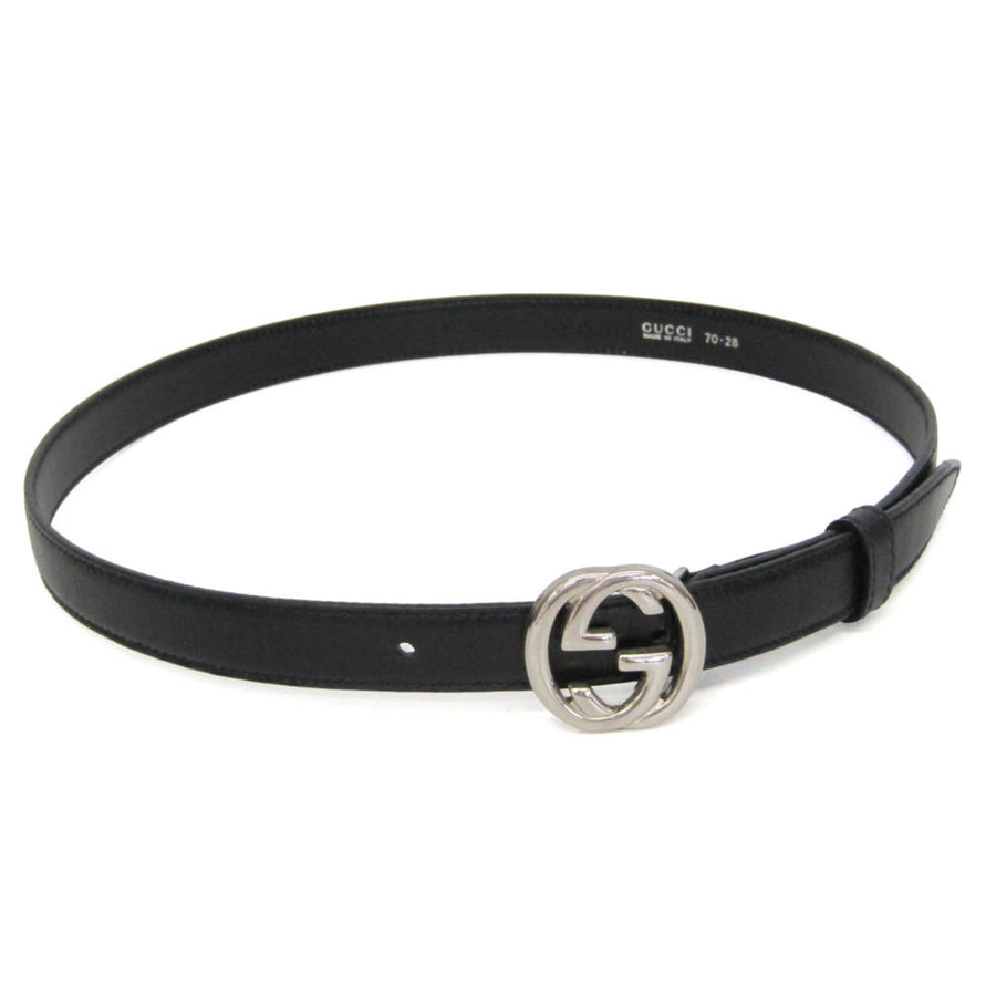 Gucci Interlocking G Belt (outlet) Leather Black