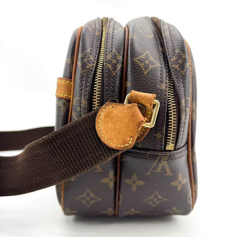 Louis Vuitton Reporter Monogram Canvas Brown Bag