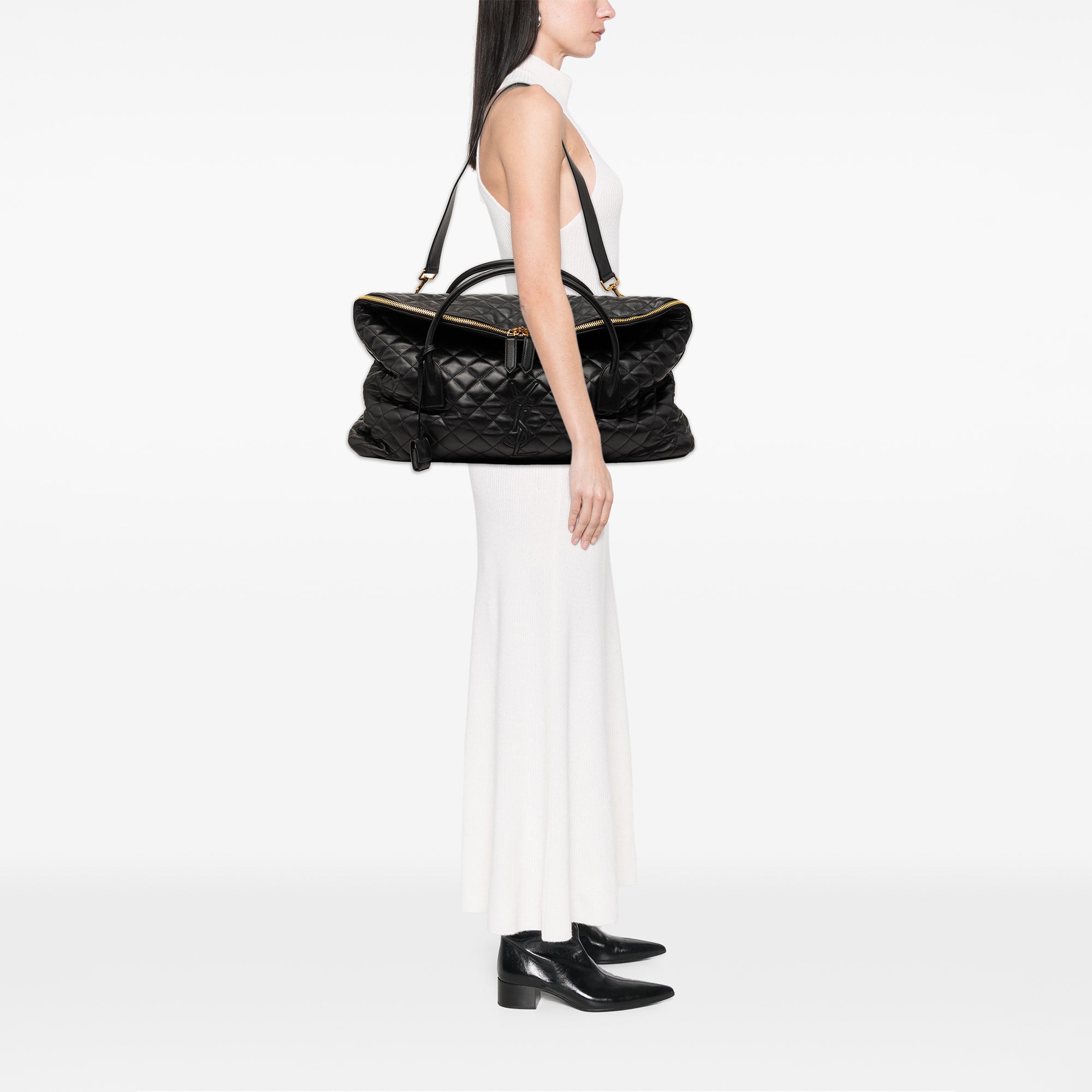 Quilted Calfskin ES Giant Travel Bag - Image 8