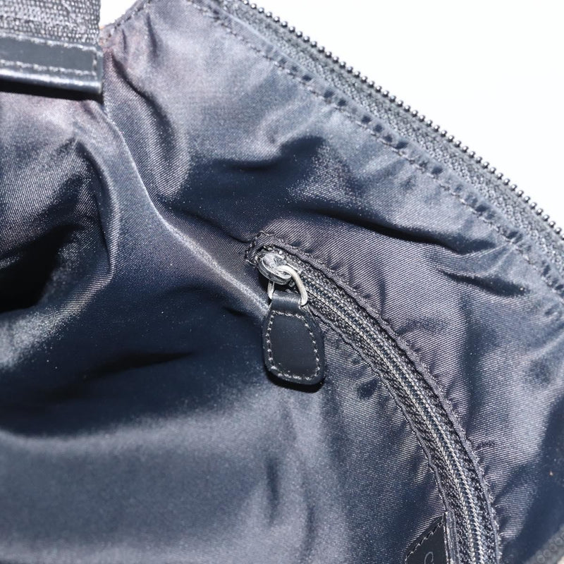 Christian Dior Vintage Trotter Messenger Diorissimo Canvas Black