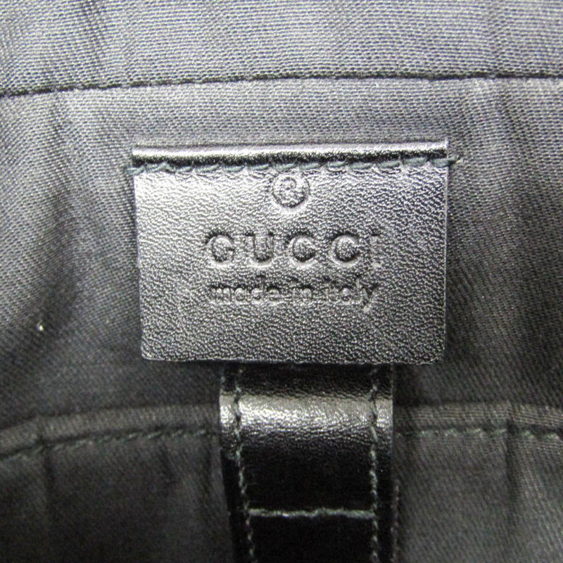Gucci Bright Convertible Diamante Leather Black Bag