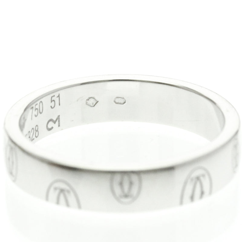 Cartier Logo De Band 18k White Gold Silver White_gold Bijoux
