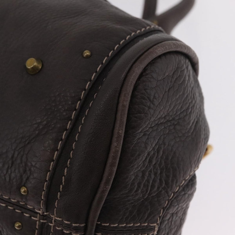 Chloe Paddington Lock Leather Brown Bag