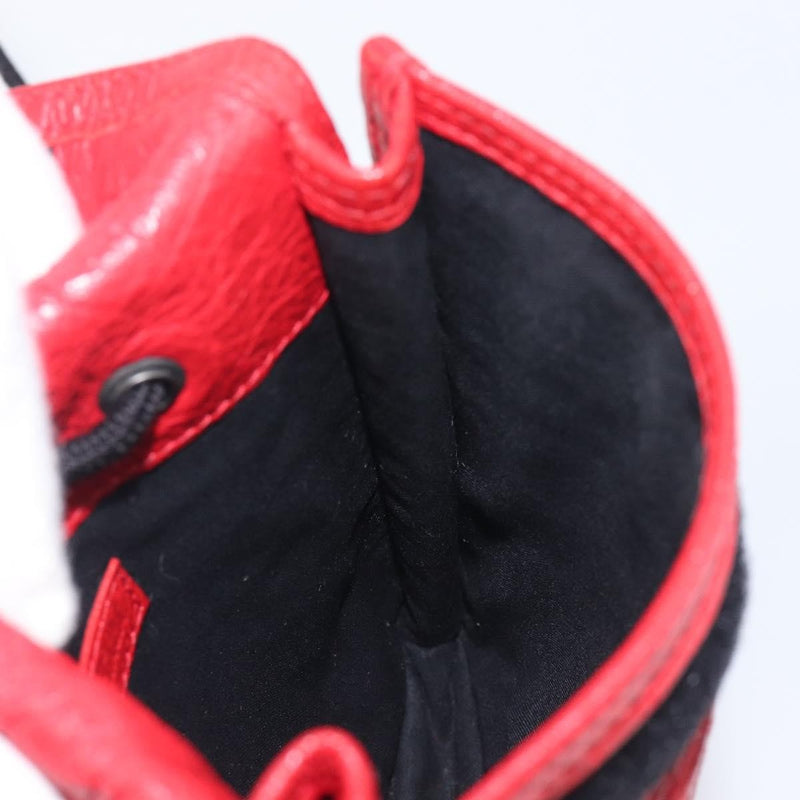 Balenciaga Explorer Leather Red Bag