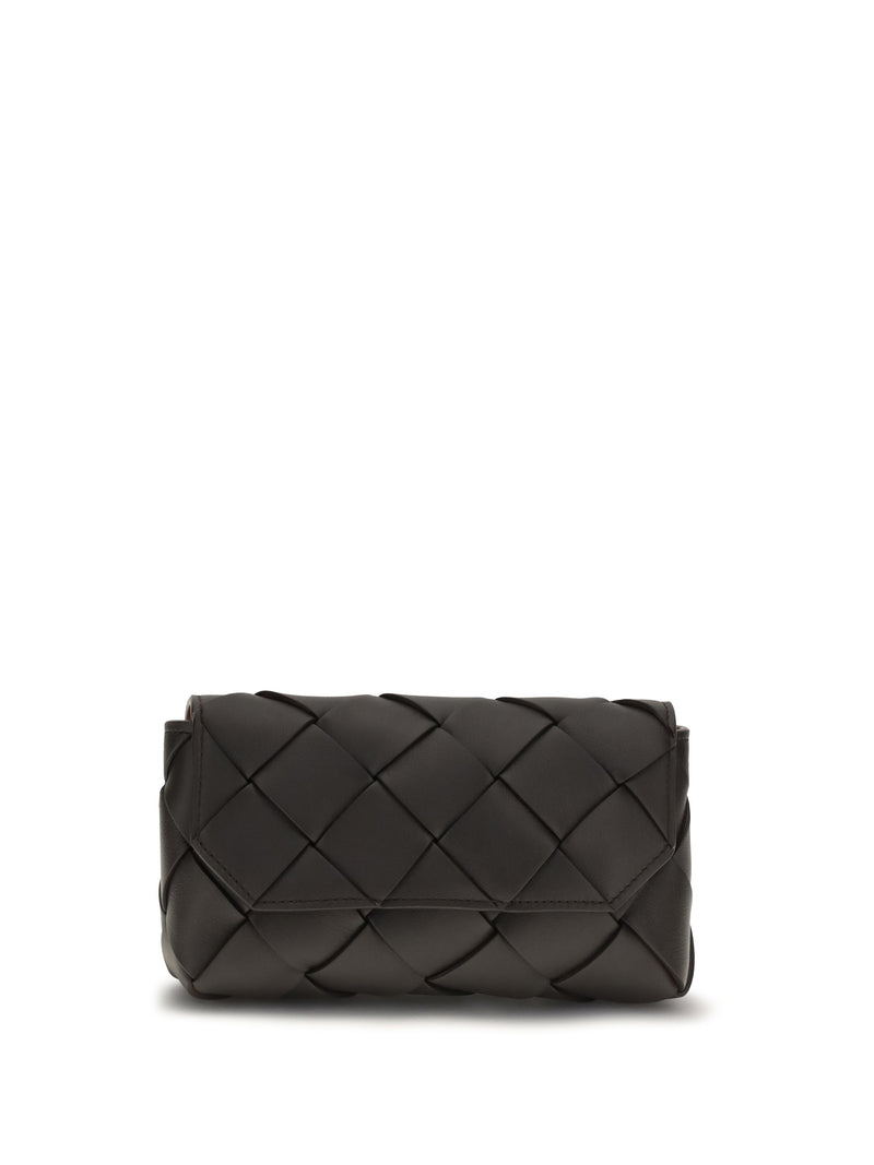 Bottega Veneta Belt Bag — Black Calf Leather