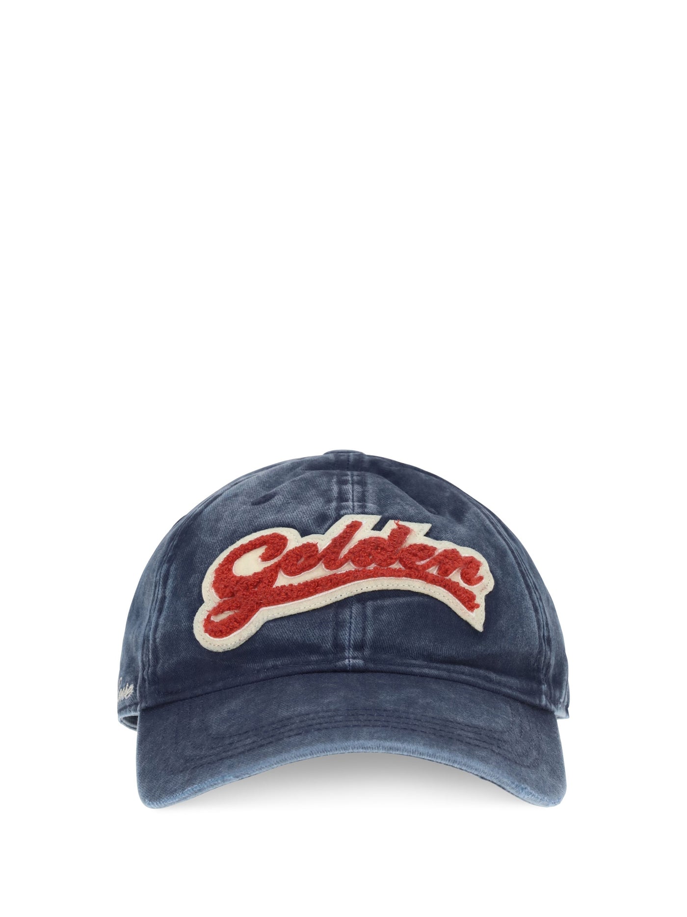 Golden Goose Gup02837p002625 Baseball Cap — Navy Cotton Caps