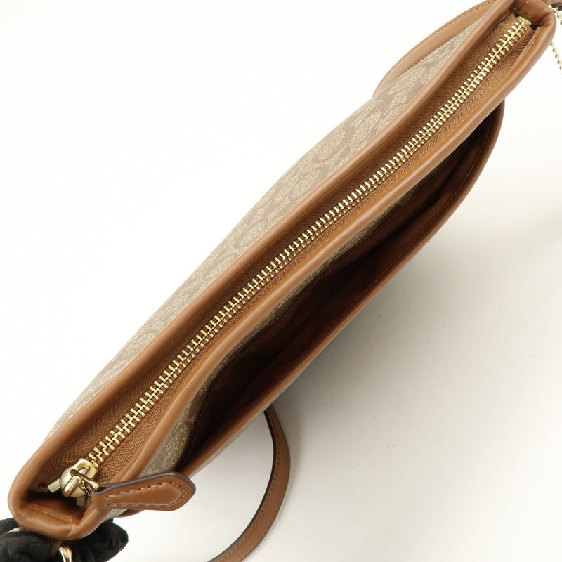 Coach Shoulder Canvas Brown Bag