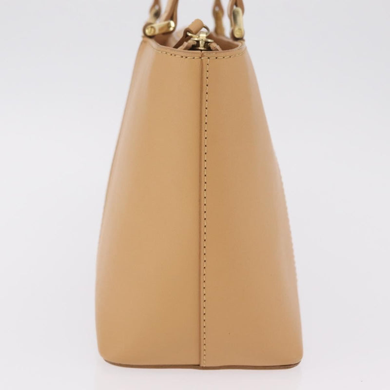 Burberry Handbag Leather Beige Bag